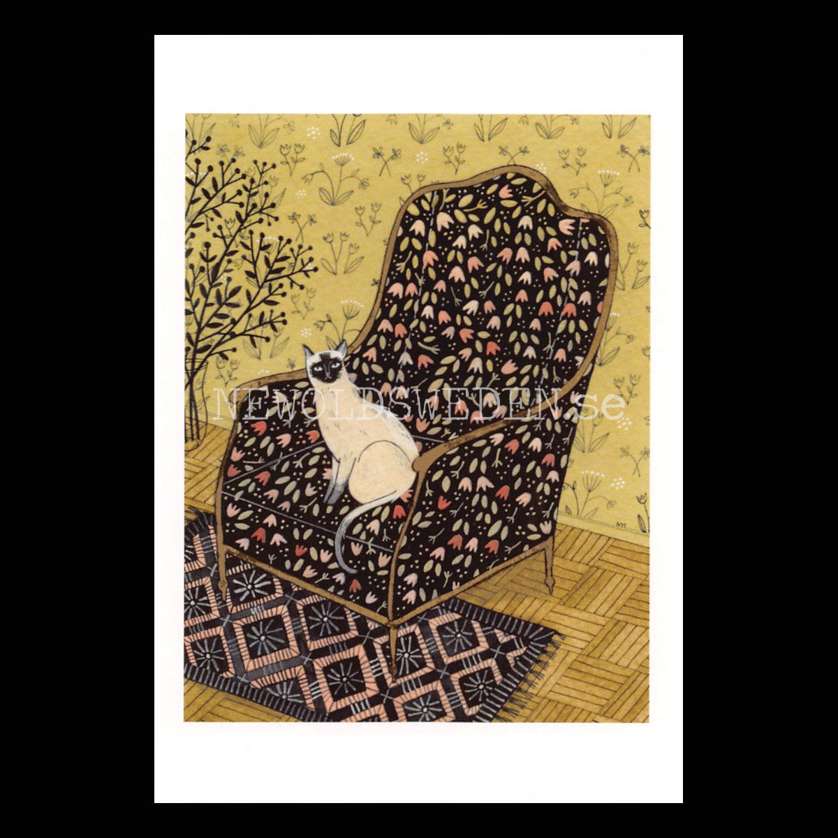 Siamese Cat 2013- Yelena Bryksenkova - Postcard A6 - 1608