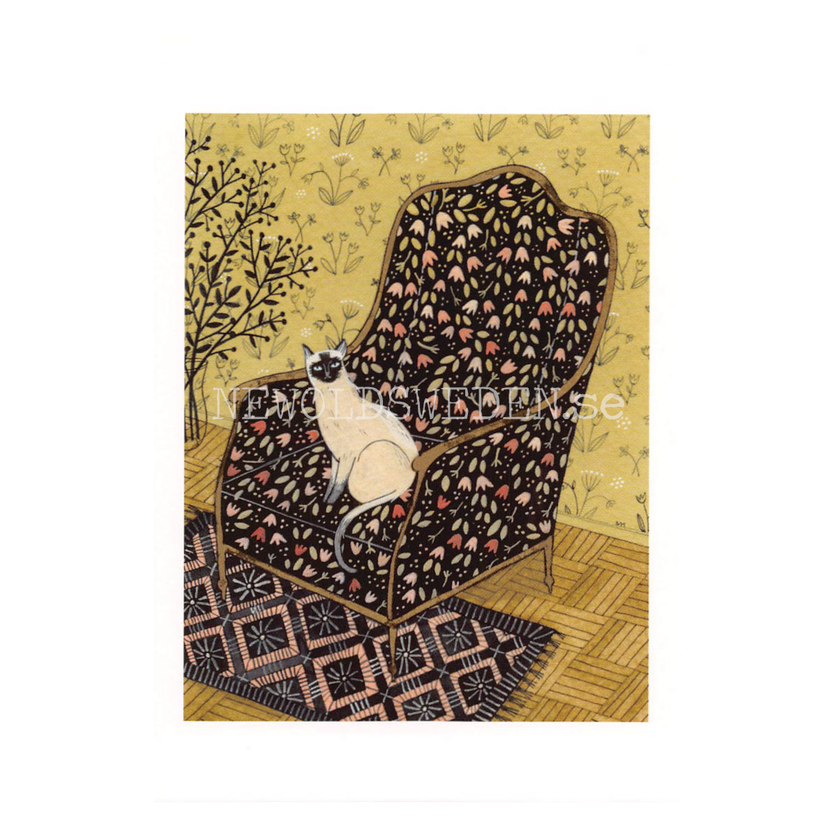 Siamese Cat 2013- Yelena Bryksenkova - Postcard A6 - 1608 - 2