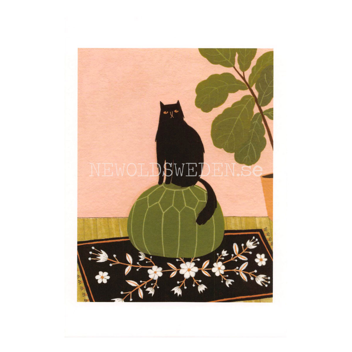 Moroccan Pouf 2015- Yelena Bryksenkova - Postcard A6 - 1608 - 2