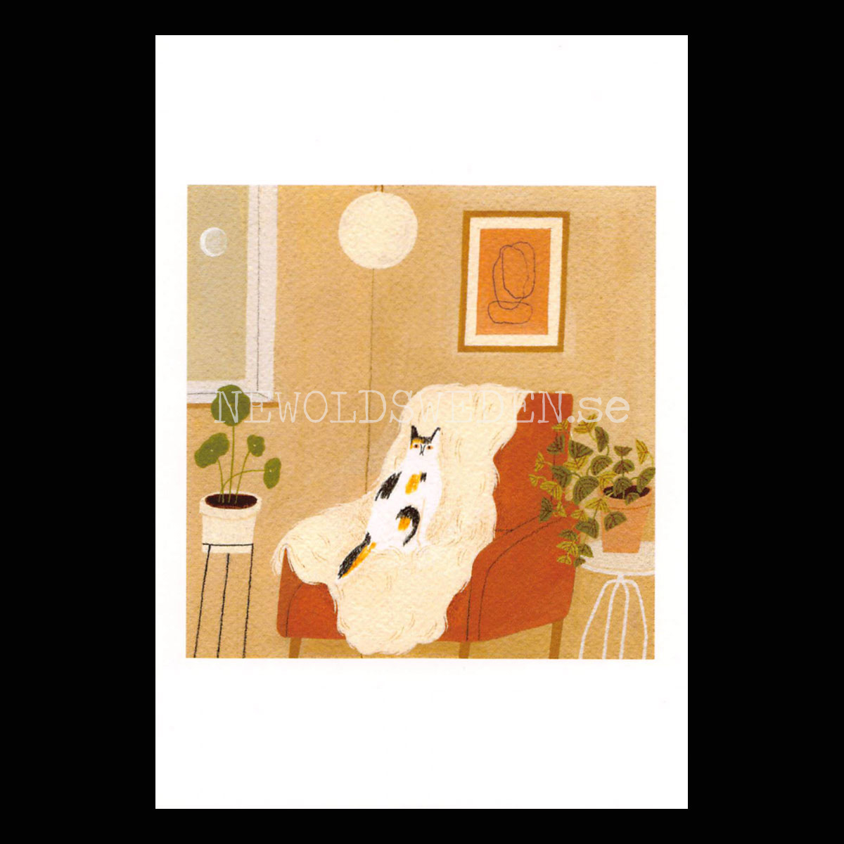 Cat With Moon 2020- Yelena Bryksenkova - Postcard A6 - 1608