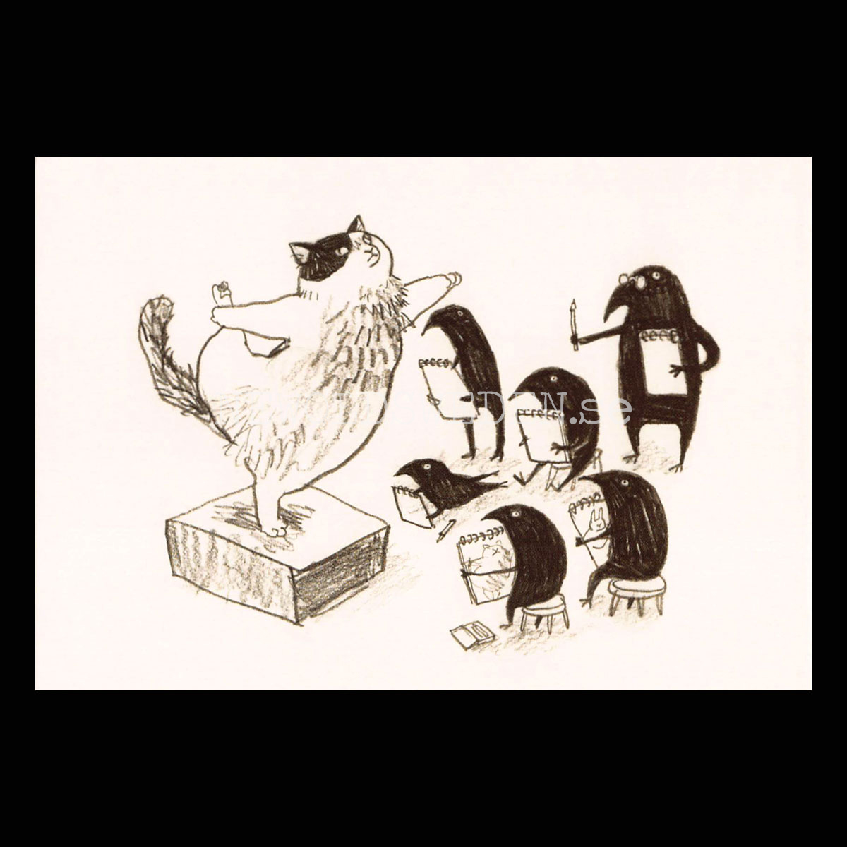 Life Drawing Lesson 2020 - Kathy Lam - Postcard A6 - 1608