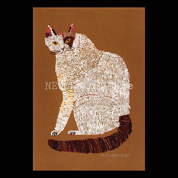 Island Cat 14 2018 - mirocomachiko - Postcard A6 - 1608