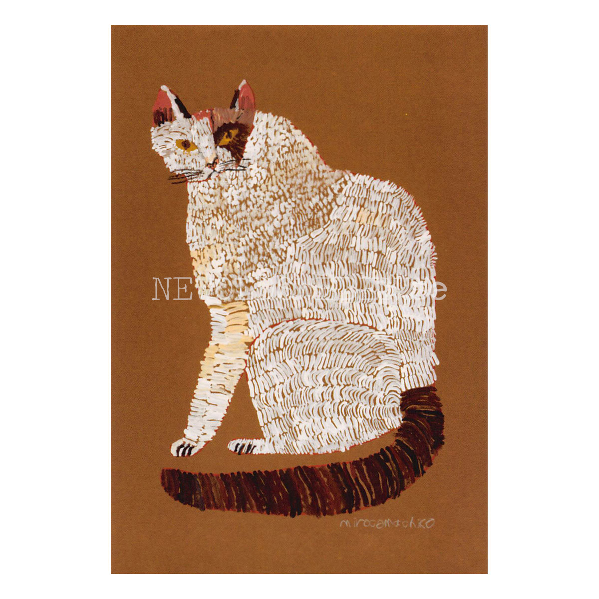 Island Cat 14 2018 - mirocomachiko - Postcard A6 - 1608 - 2