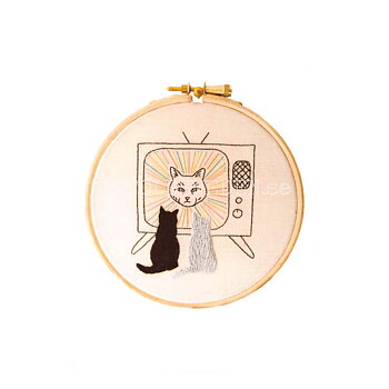 Cat TV 2020 - Emma Morton - Postcard A6 - 1608