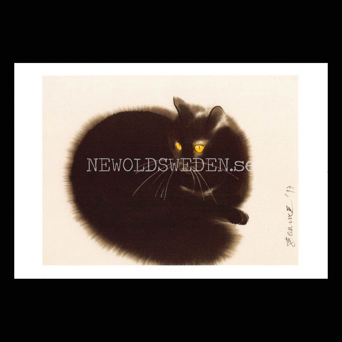 Amber Eyes 2017 - Endre Penovac - Postcard A6 - 1608