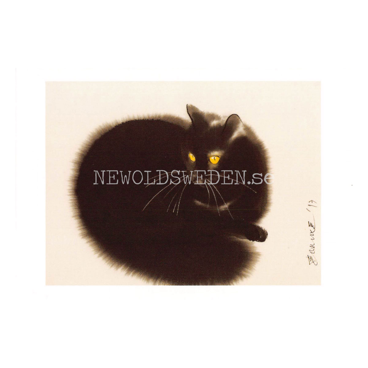 Amber Eyes 2017 - Endre Penovac - Postcard A6 - 1608 - 2