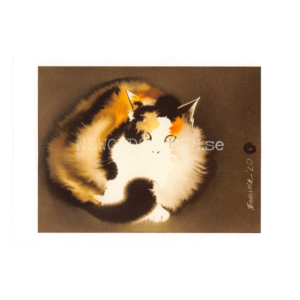 The Neighbor's Cat 2020 - Endre Penovac - Postcard A6 - 1608 - 2