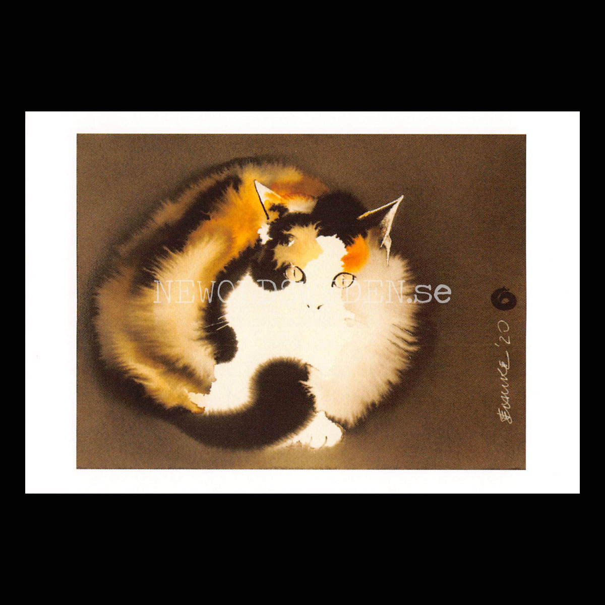 The Neighbor's Cat 2020 - Endre Penovac - Postcard A6 - 1608