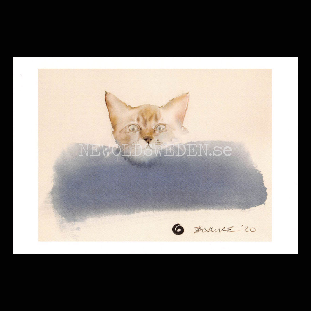 My Blue Pillow 2020 - Endre Penovac - Postcard A6 - 1608