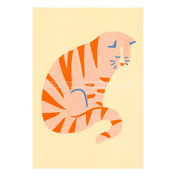 Sad Cat 2020 - Naomi Wilkinson - Postcard A6 - 1608