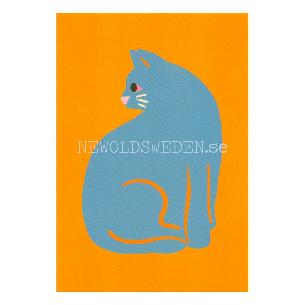 Orange Cat 2020 - Naomi Wilkinson - Postcard A6 - 1608 - 2