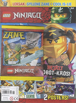 LEGO Ninjago nr 6 2023, Leksak: Gyllene Zane + cool is-lie