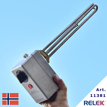 Elpatron 4500W 0-50°C 2-stegs EP2-GN-4,5rf 230V Norge