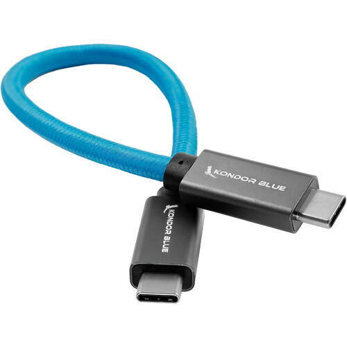 Kondor Blue USB-C 3.1 Gen 2 Cable 21cm - 3