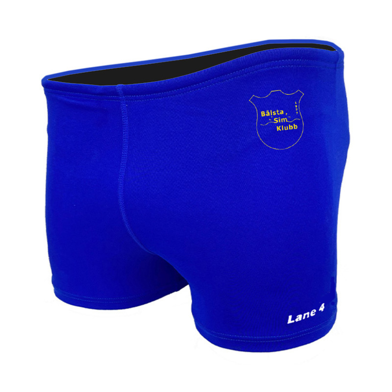 Badehosen klassische Boxer style blau