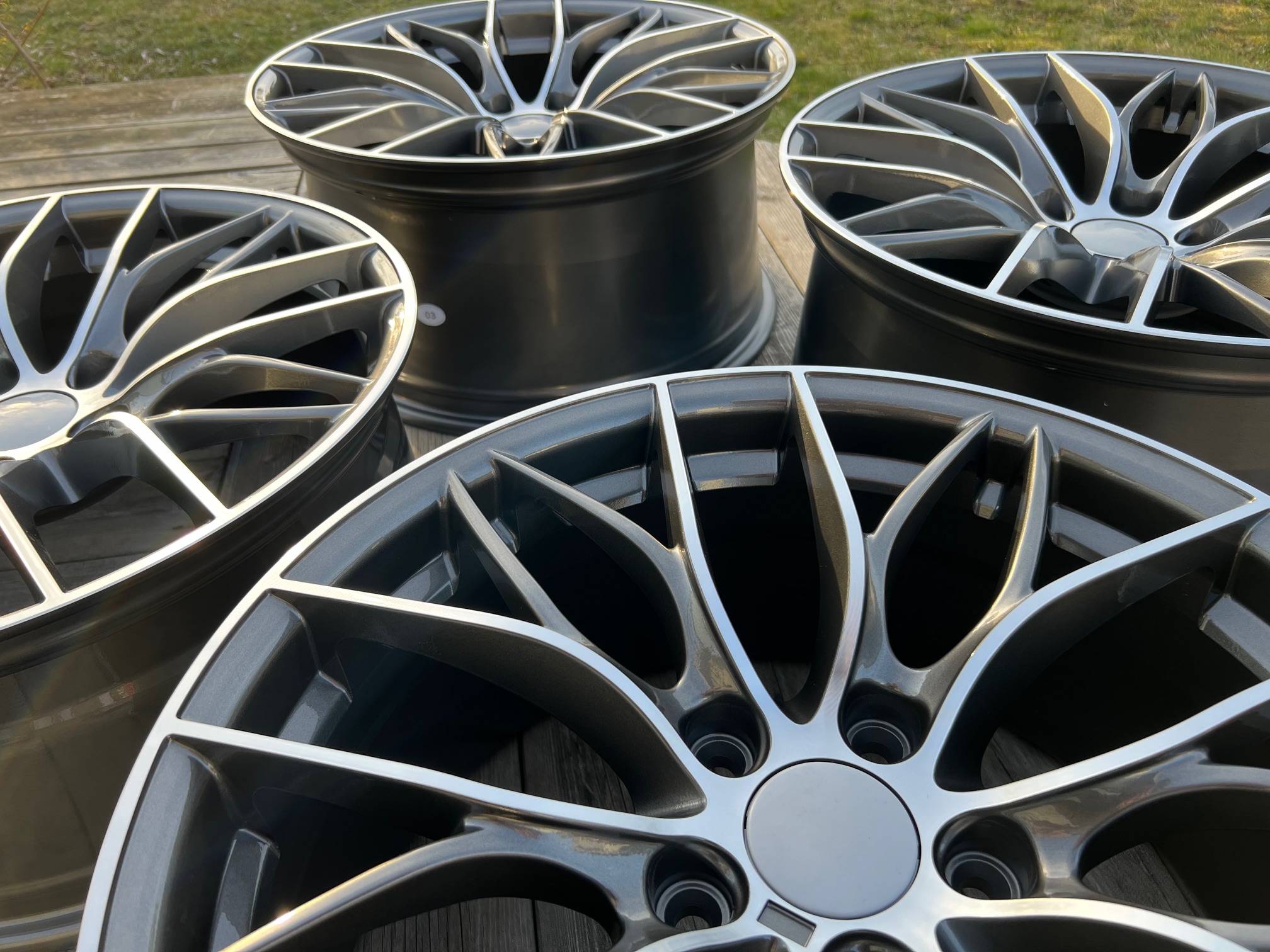 20" Performance 3 Gunmetal/machined 5x120 - 4