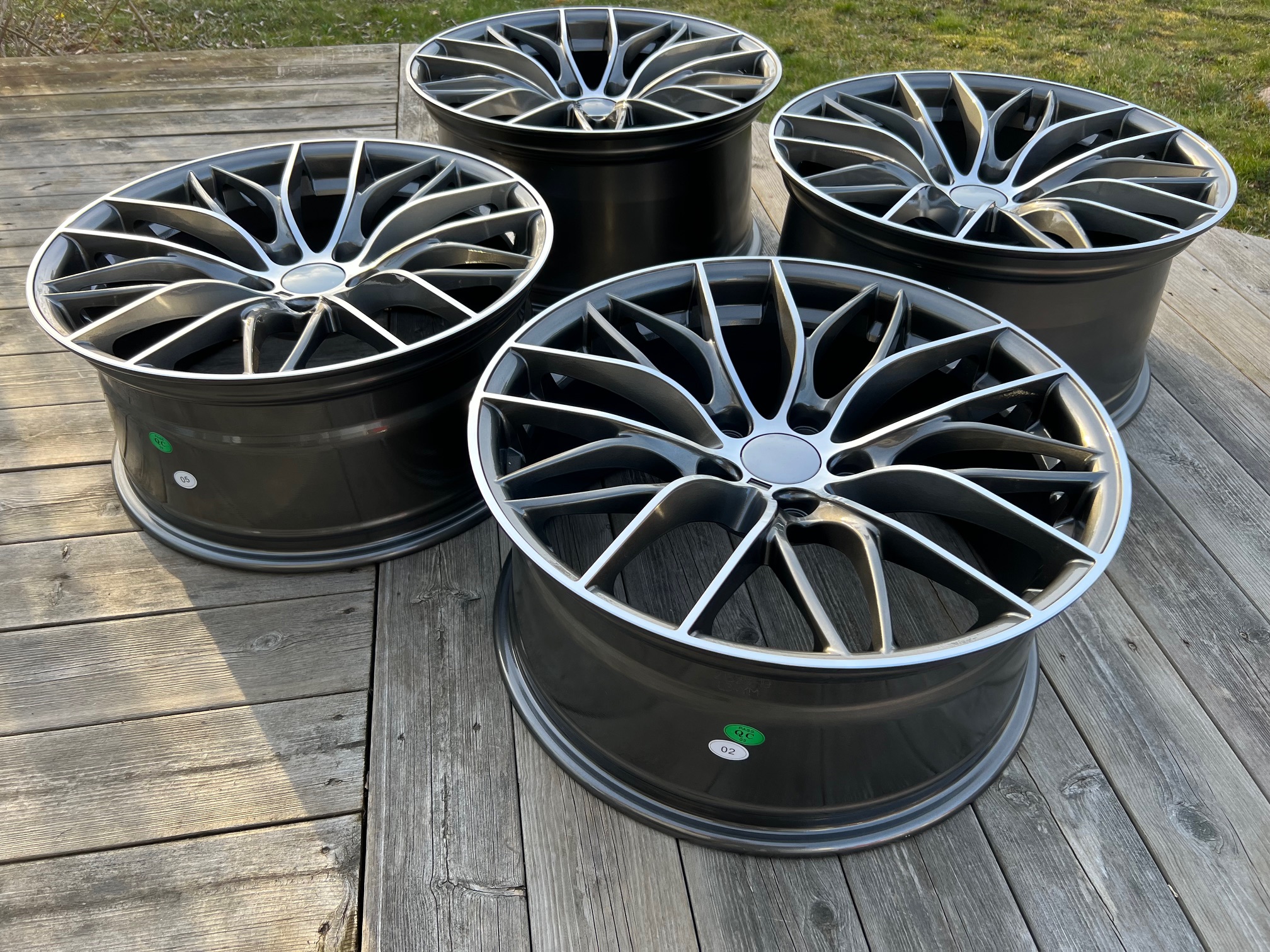 20" Performance 3 Gunmetal/machined 5x120 - 3
