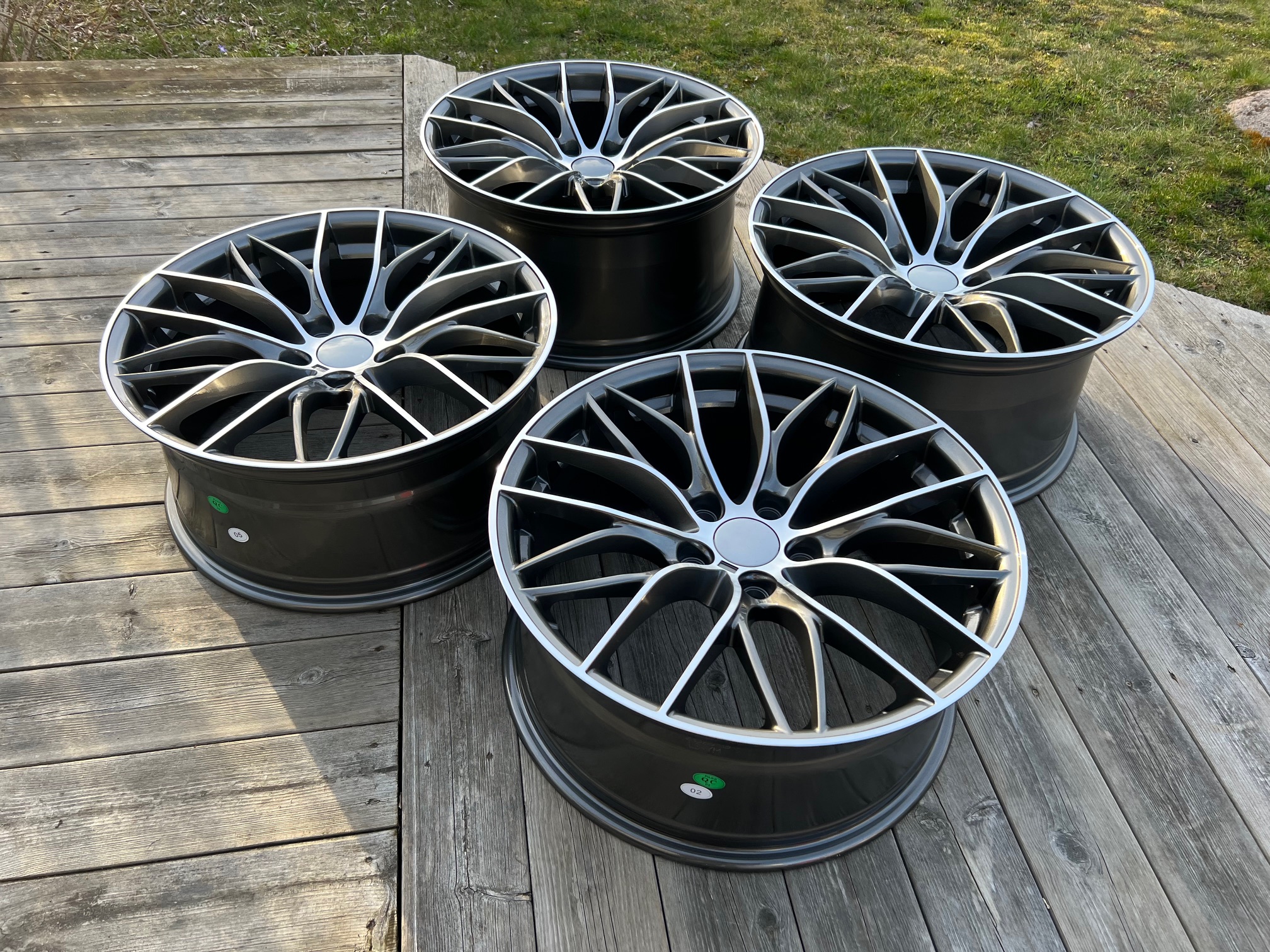 20" Performance 3 Gunmetal/machined 5x120 - 2
