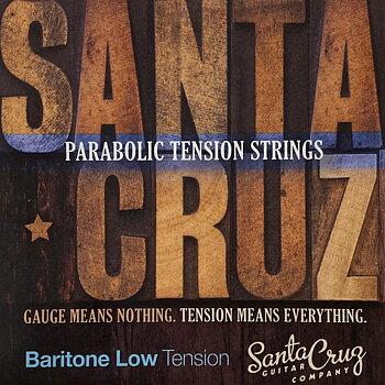 Santa Cruz Parabolic Tension Acoustic Baritone Strings (Low Tension) 
