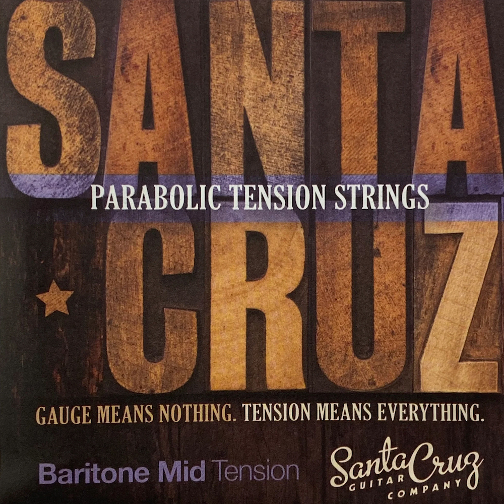 Santa Cruz Parabolic Tension Acoustic Baritone Strings (Mid Tension) 
