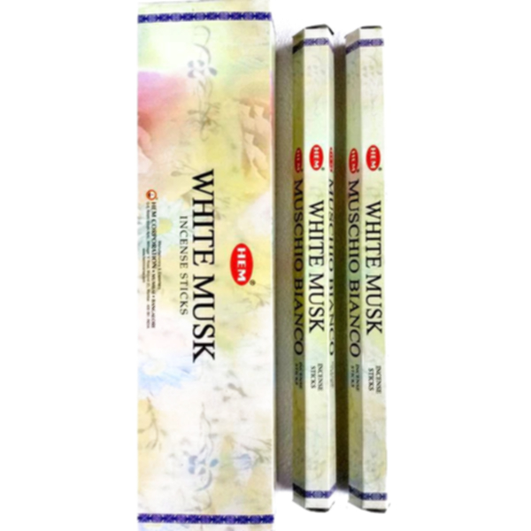 HEM White Musk / Vit Musk Garden Rökelse - Extra långa