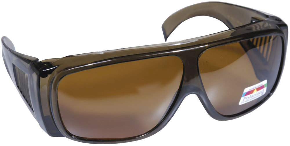 Polarized fishing glasses for those who wear glasses. These frames are adapted to wear over your glasses. Fantastic!