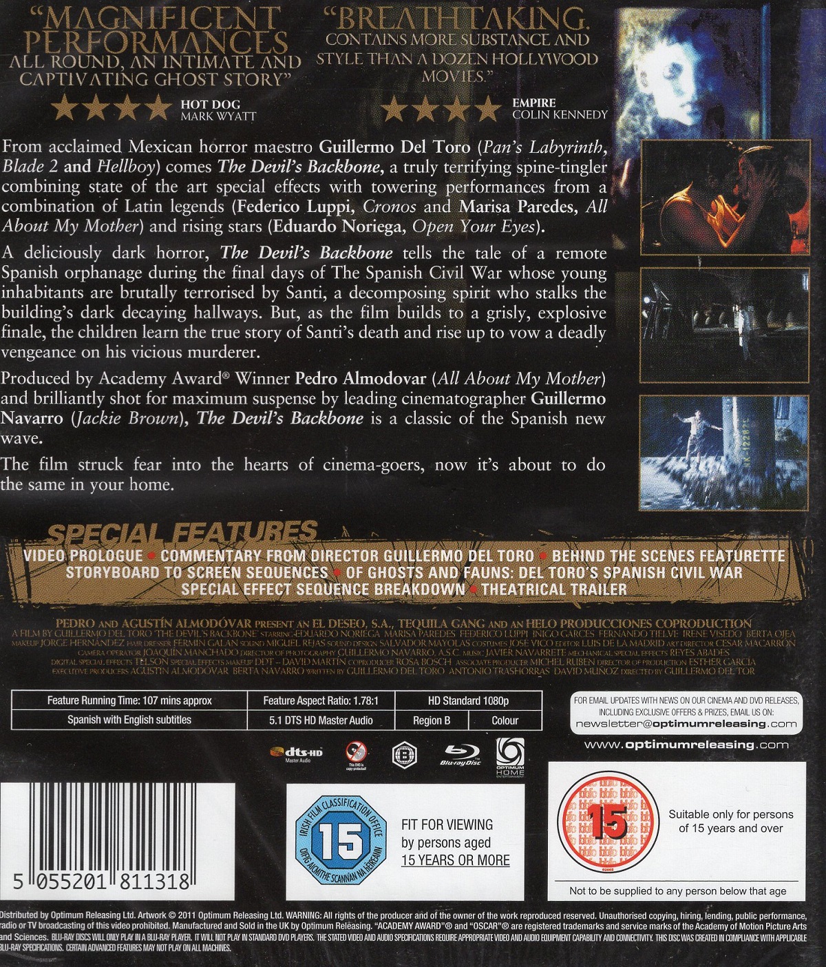 Devil's Backbone (ej svensk text) (Blu-ray) - 2