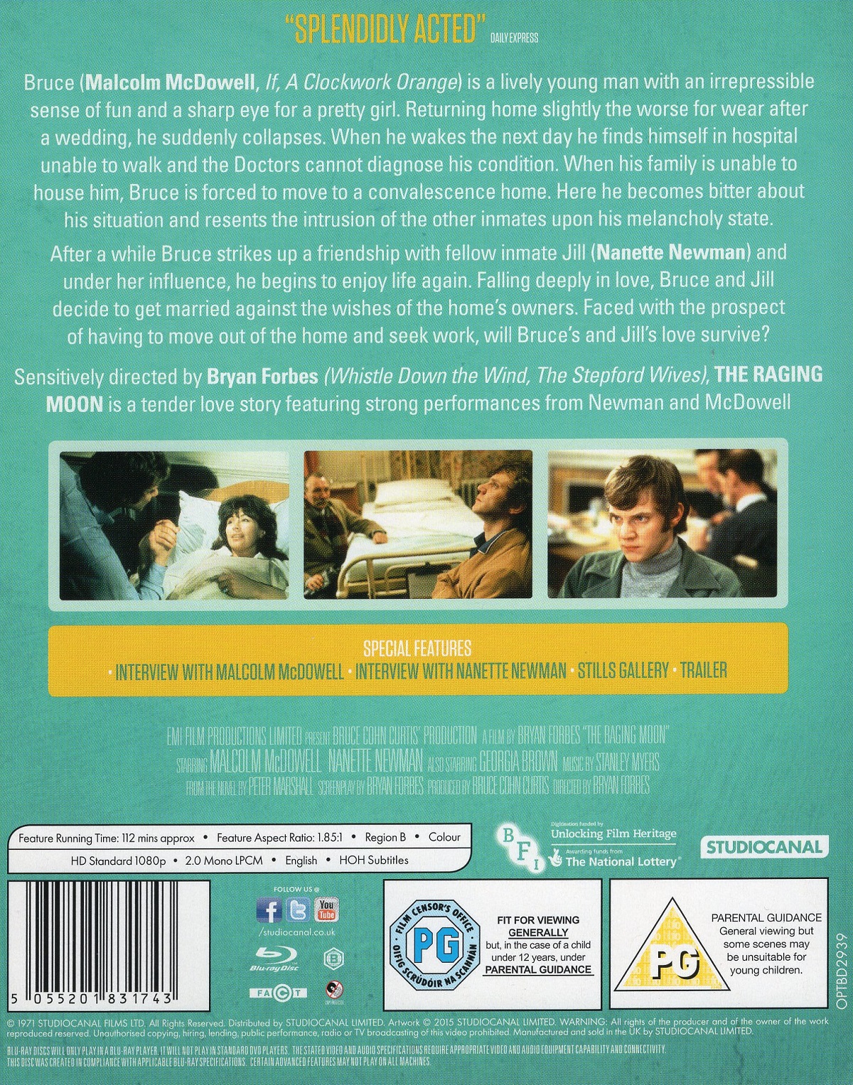 Raging Moon (ej svensk text) (Blu-ray) - 2