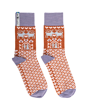 FÄSTFOLK ESTELLE & ESBJÖRN, CHAUSSETTES EN LAINE MÉRINOS