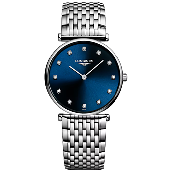 L4.512.4.97.6 Longines La Grande Classique 29 blå med diamant index