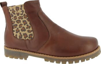 Charlotte of Sweden Zipperboot textilfodrad Brun