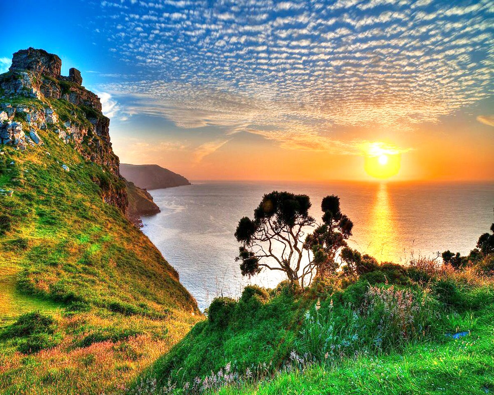 Sunset by the Lake, Diamond Picture Diamond Painting