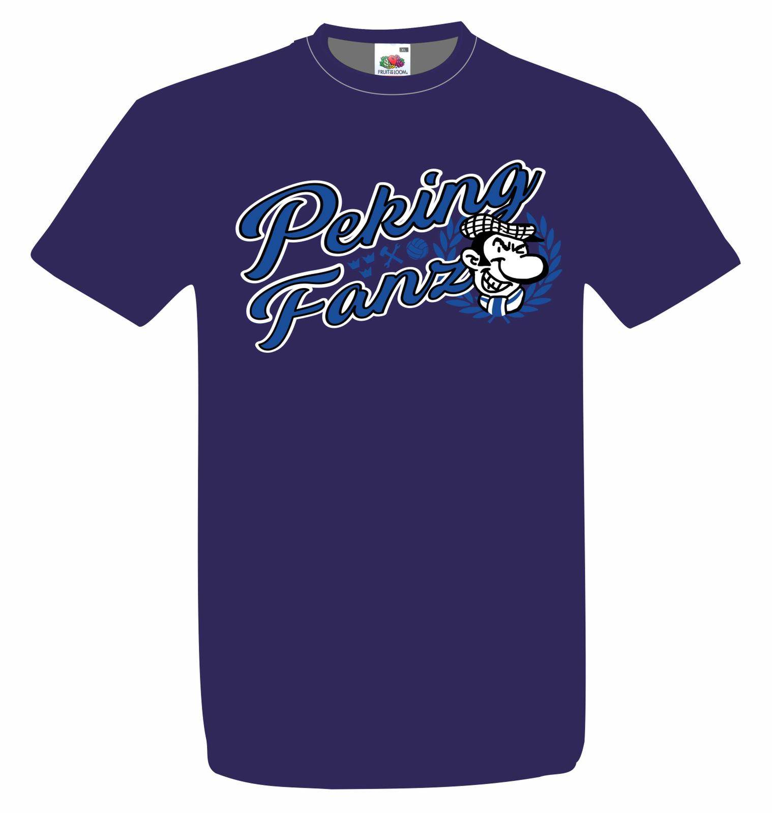 Peking Fanz - Gubben - T-shirt (Blå)