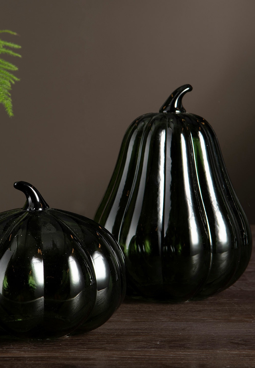 Pumpkin Glass Oblong Green - 15x20 cm - 3