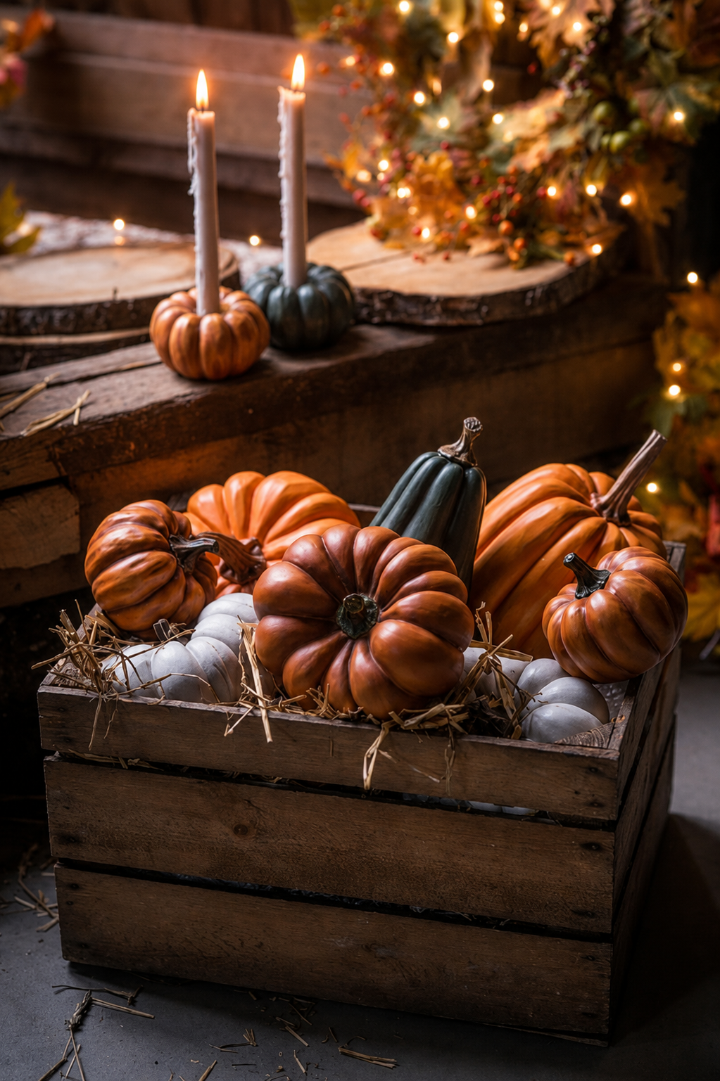 Pumpkin - Round - Orange - Poly - 12.5 cm - 16