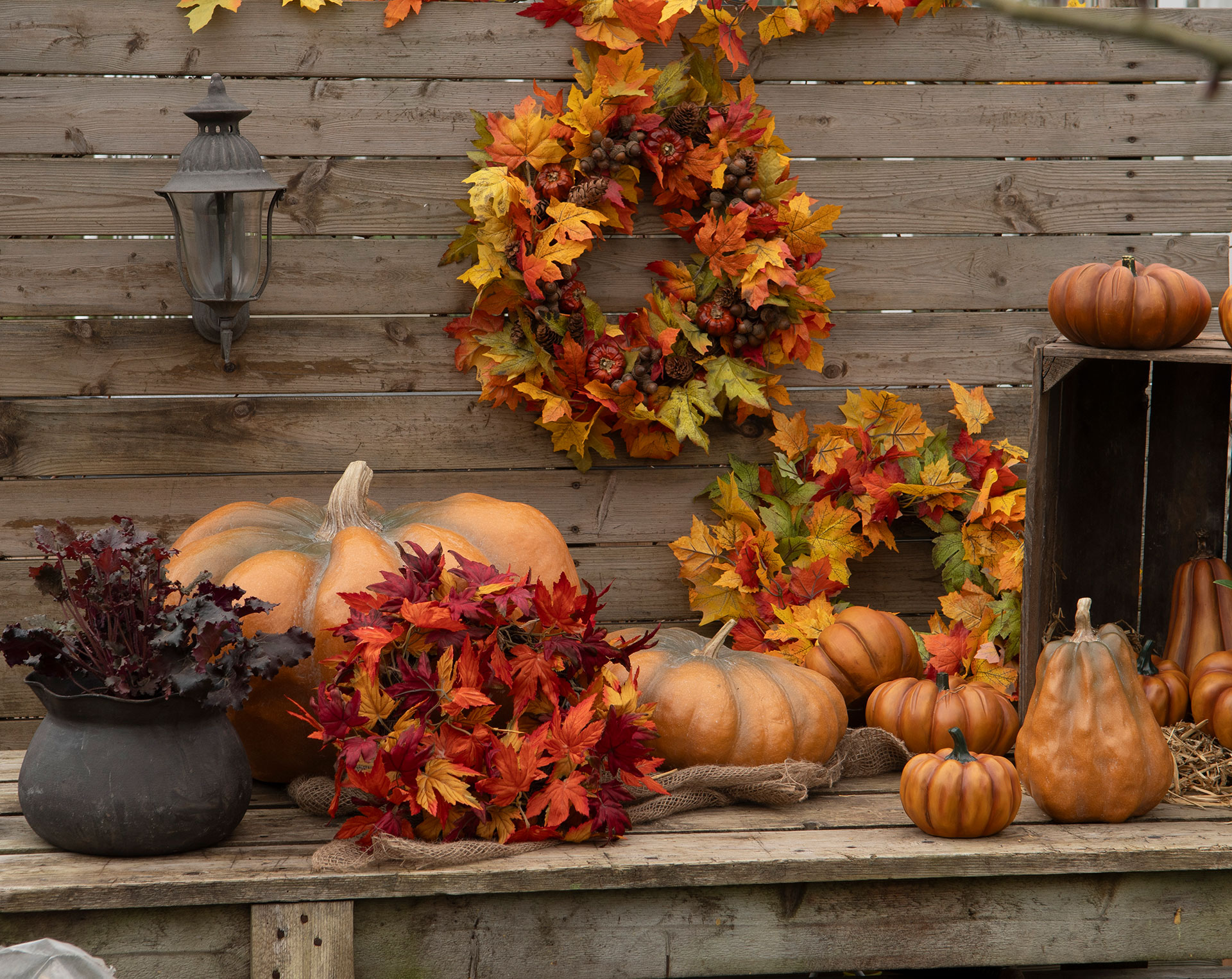 Pumpkin - Round - Orange - Poly - 12.5 cm - 10