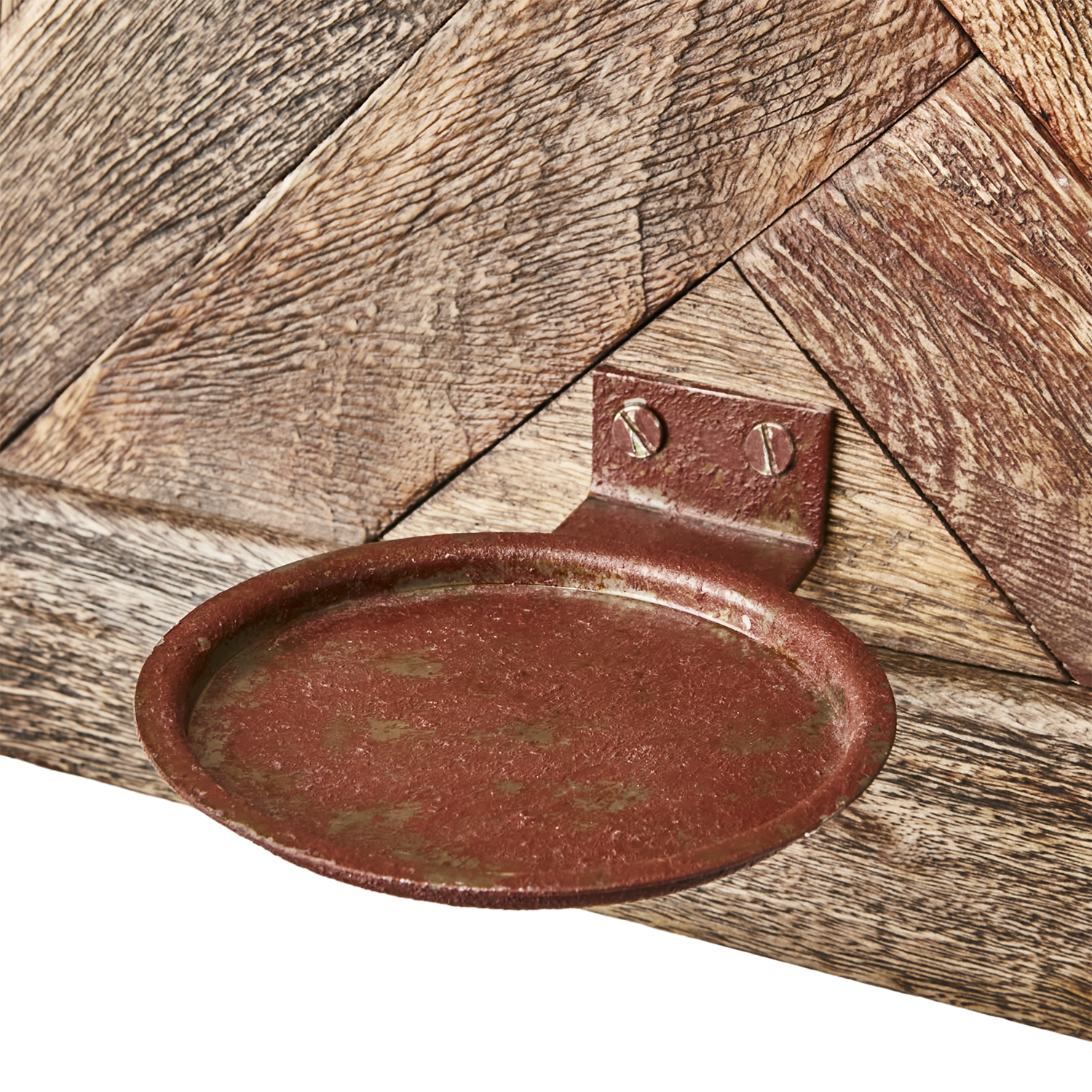 Wall candle holder - Candle holder - Wall candle holder - Wood - 40x40 cm - 3