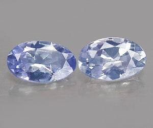 2 hermosas gemas raras de tanzanita natural genuina peso total 0.49 ct