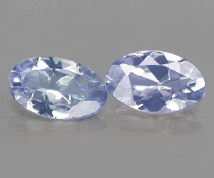 2 hermosas gemas raras de tanzanita natural genuina peso total 0.49 ct - 3