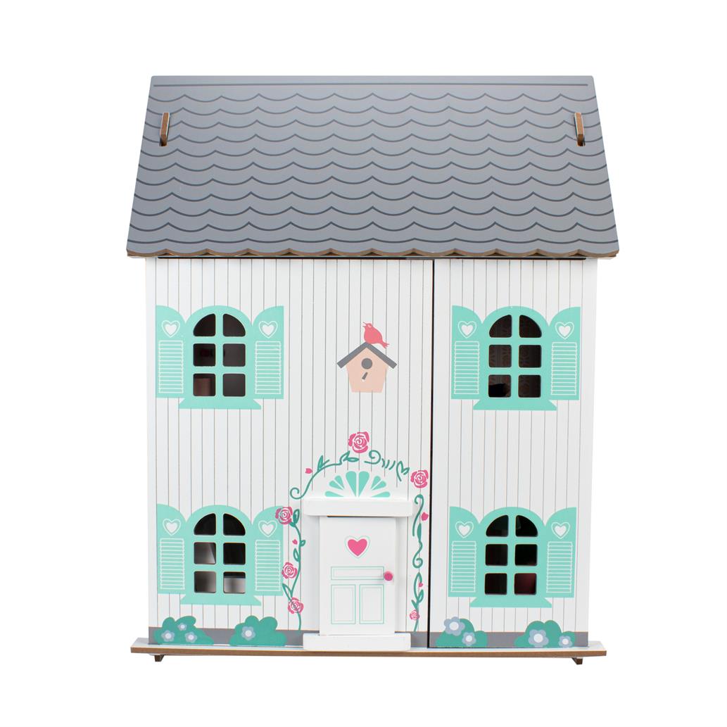 Dockhus med Möbler, Vit - Magni