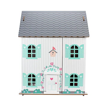 Dockhus med Möbler, Vit - Magni