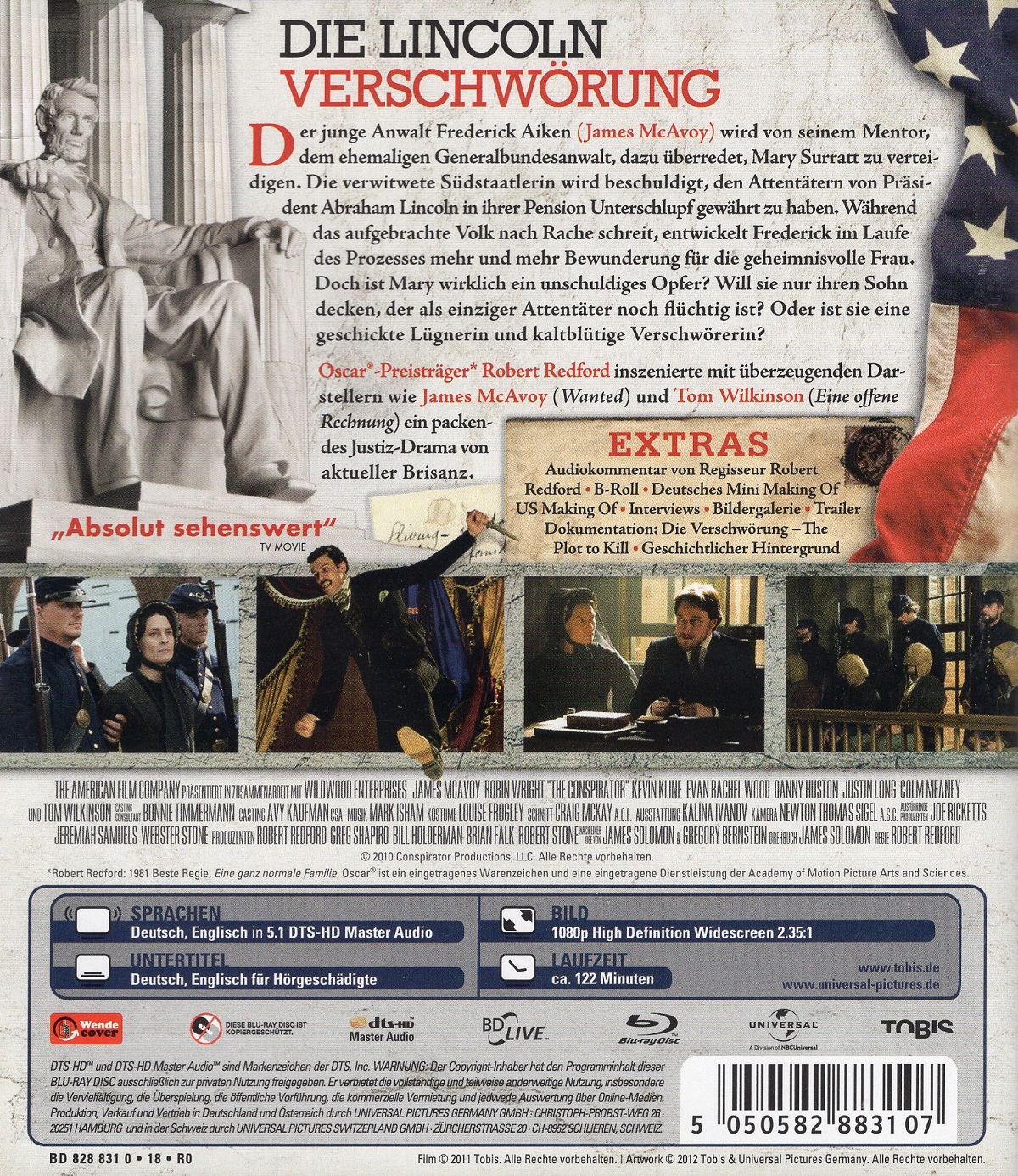 Conspirator (ej svensk text) (Blu-ray) - 2