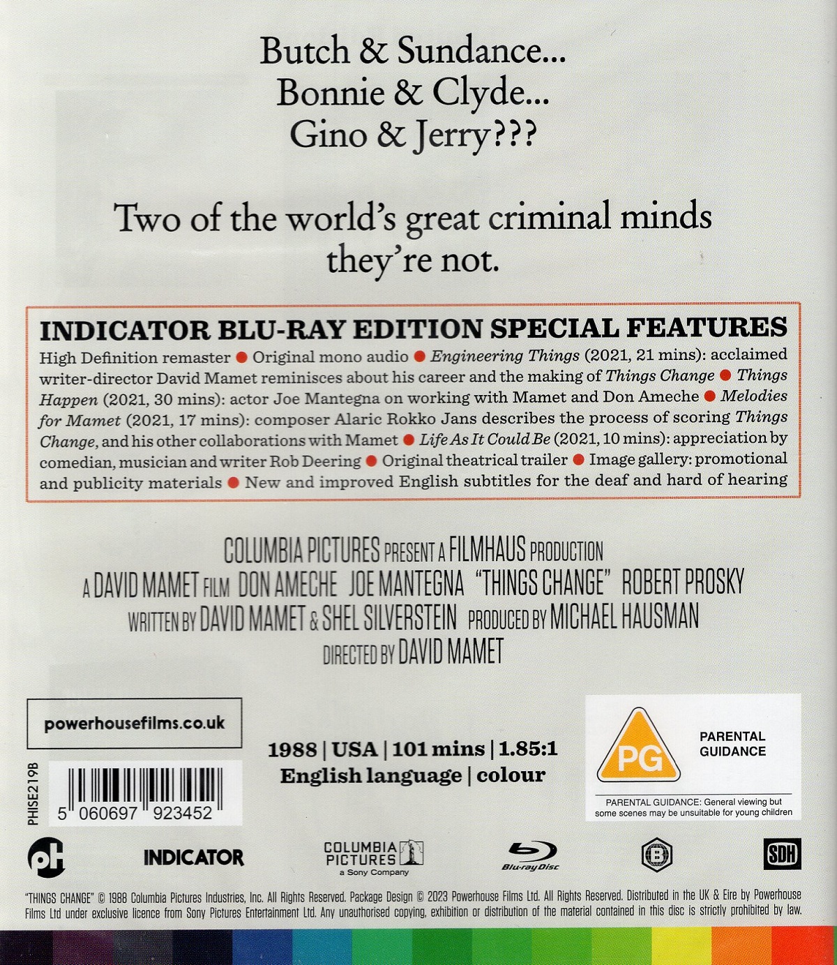Things Change (ej svensk text) (Blu-ray) - 2