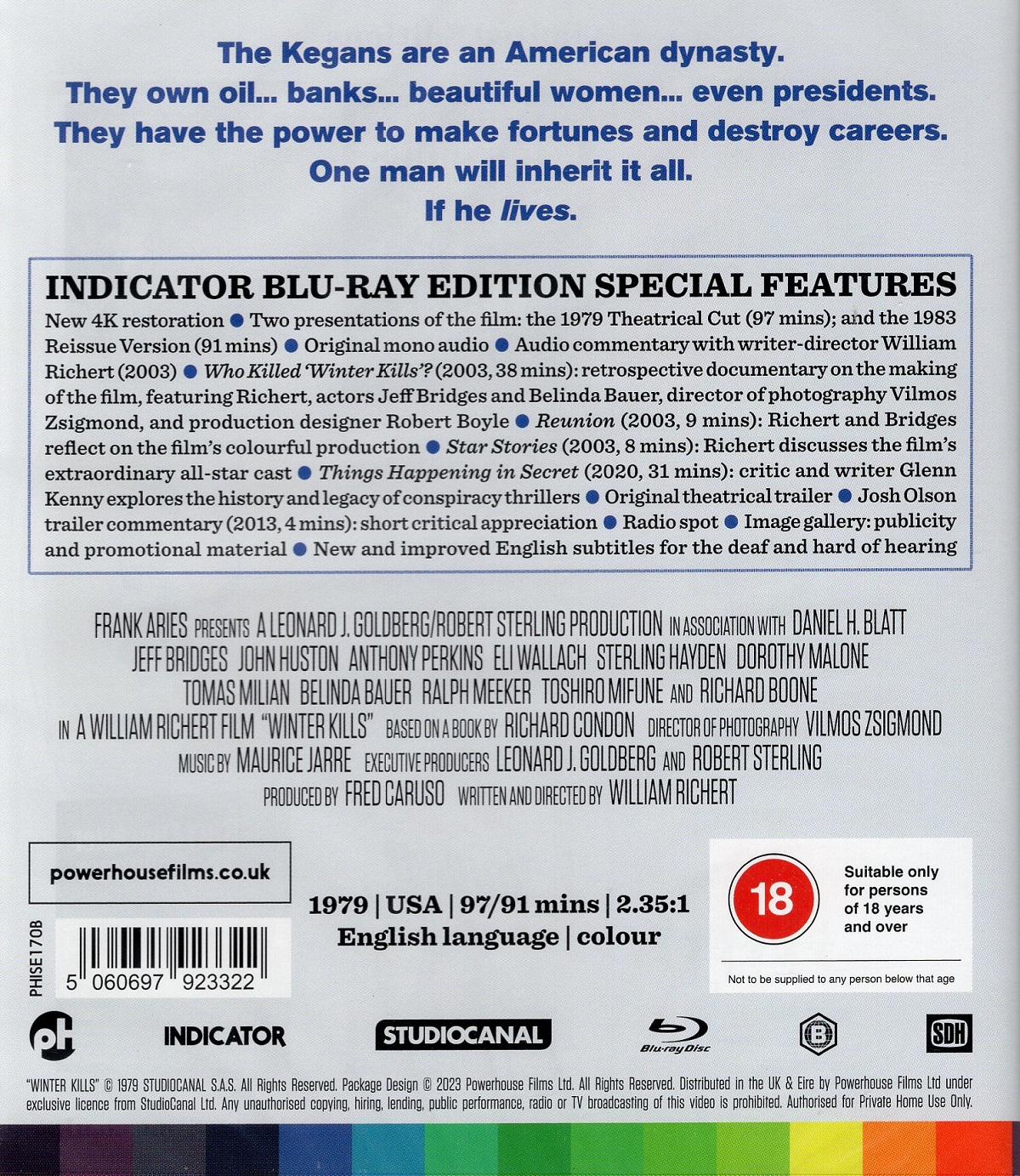 Winter Kills (ej svensk text) (Blu-ray) - 2