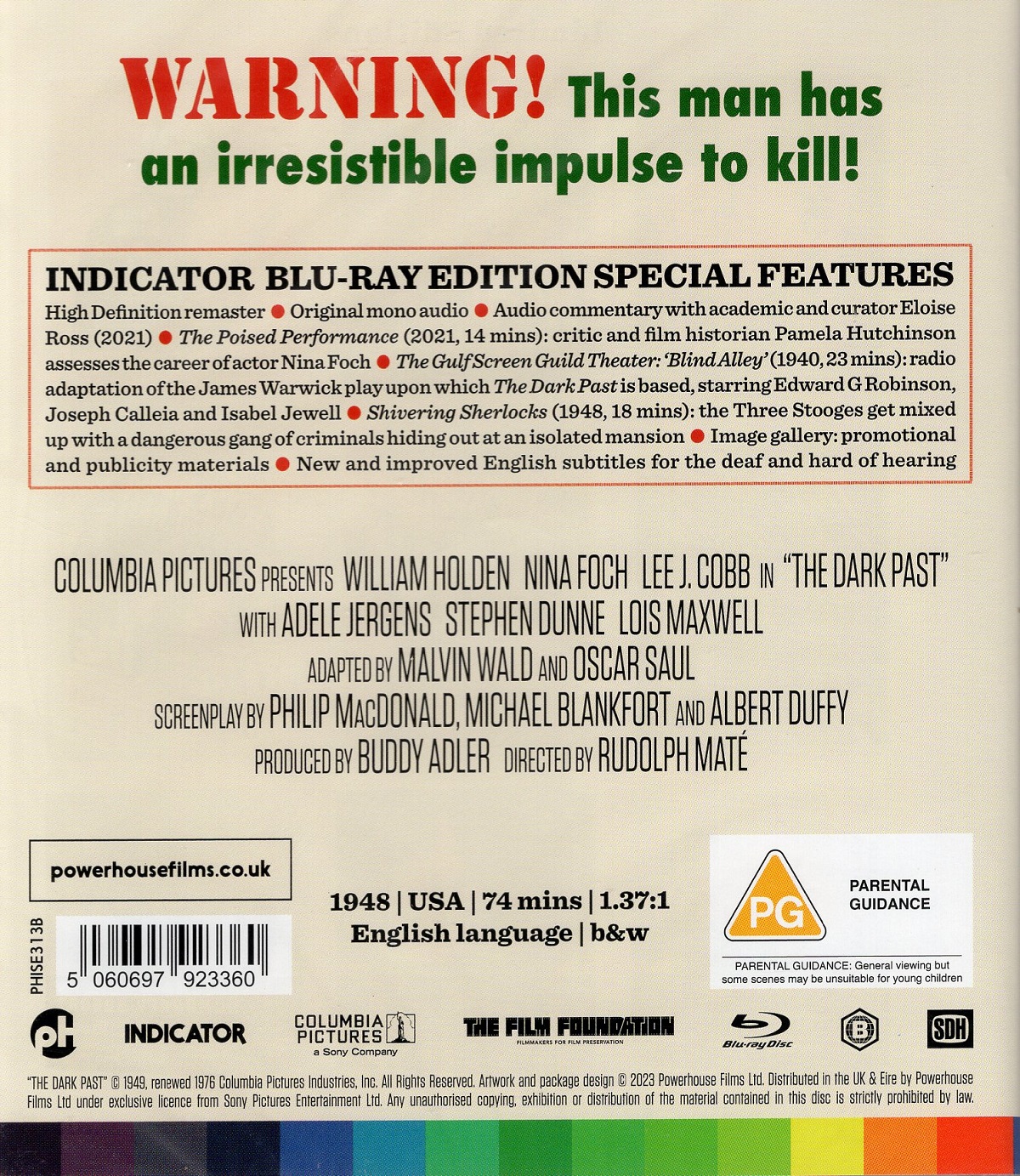 Dark Past (ej svensk text) (Blu-ray) - 2