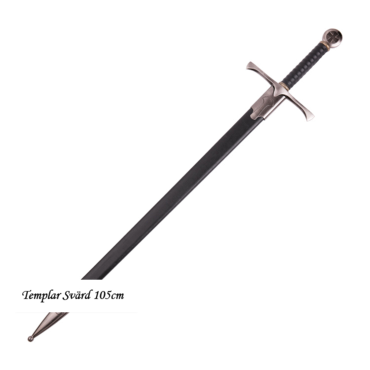 Templar Svärd med Skida - 104cm - 2