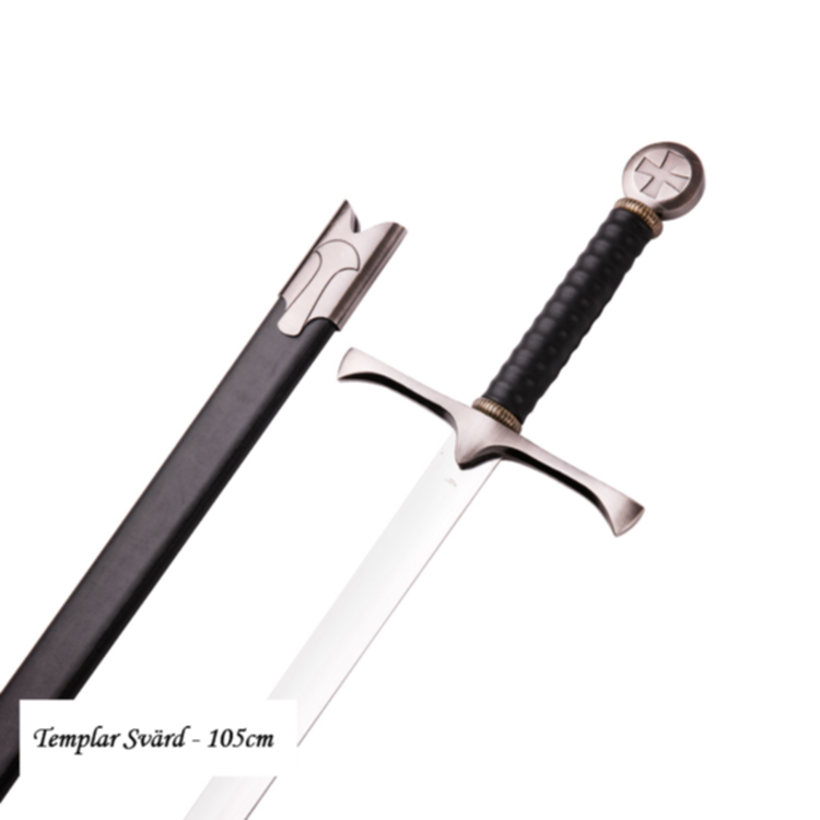 Templar Svärd med Skida - 104cm - 3