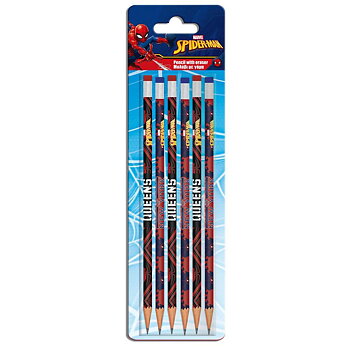 Spiderman Blyertspennor 6 pack