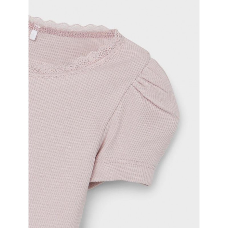 Name it Mini Kortärmad Top, Rosa Storlek 104 - 3