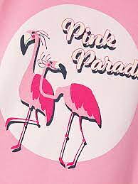 Name it Mini Rosa Flamingo T-shirt, Storlek 104